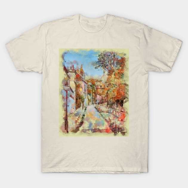 A beautiful day in Paris T-Shirt by Ryan Rad